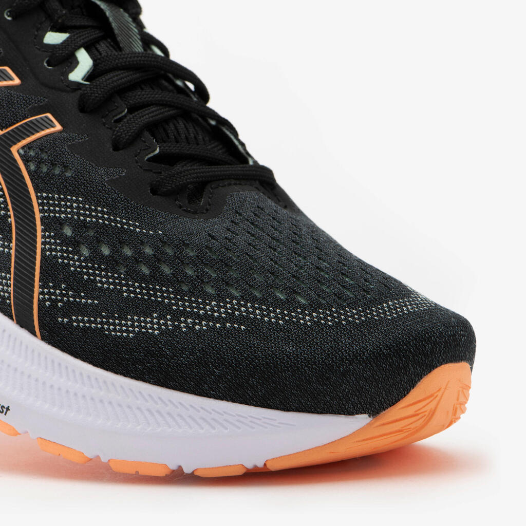 WOMEN'S ASICS GEL-ROADMILES RUNNIGN SHOES - BLACK ORANGE